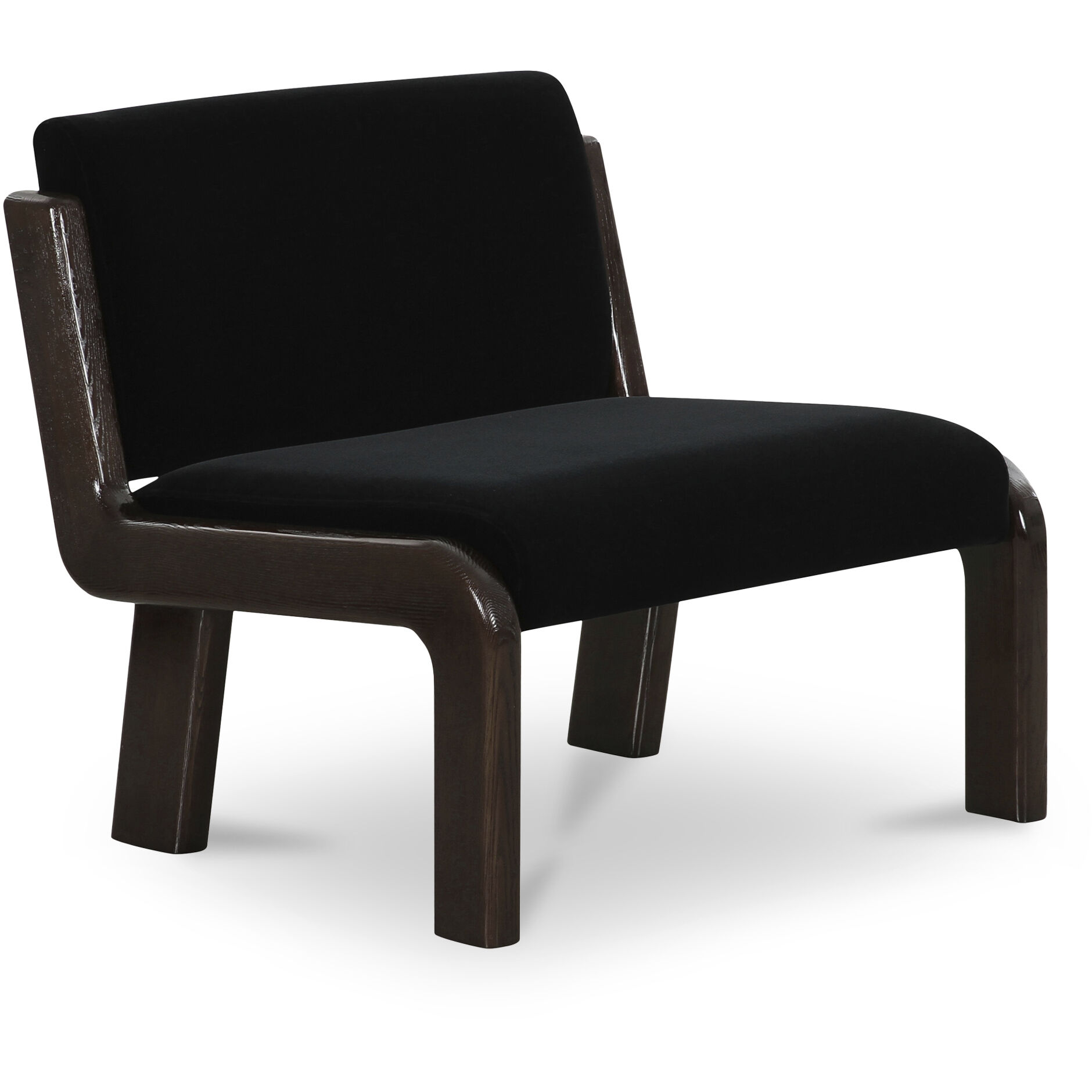 Edie Black Accent Chair